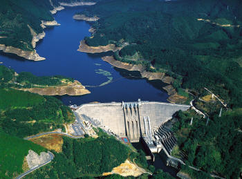 Barrage Tsuruta Dam de Kagoshima