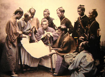 Samouraïs de Satsuma pendant la guerre de Boshin