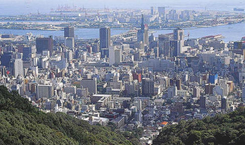 Vue sur la ville de Kobe