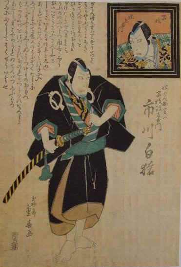 Estampe Ukiyo-e acteur kabuki