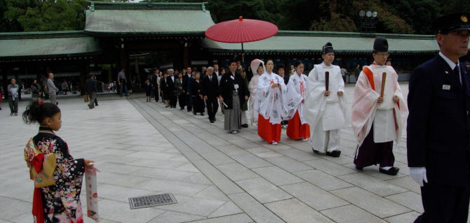 mariage shinto japon