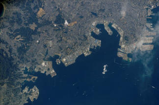 vue aérienne de la ville de Yokohama